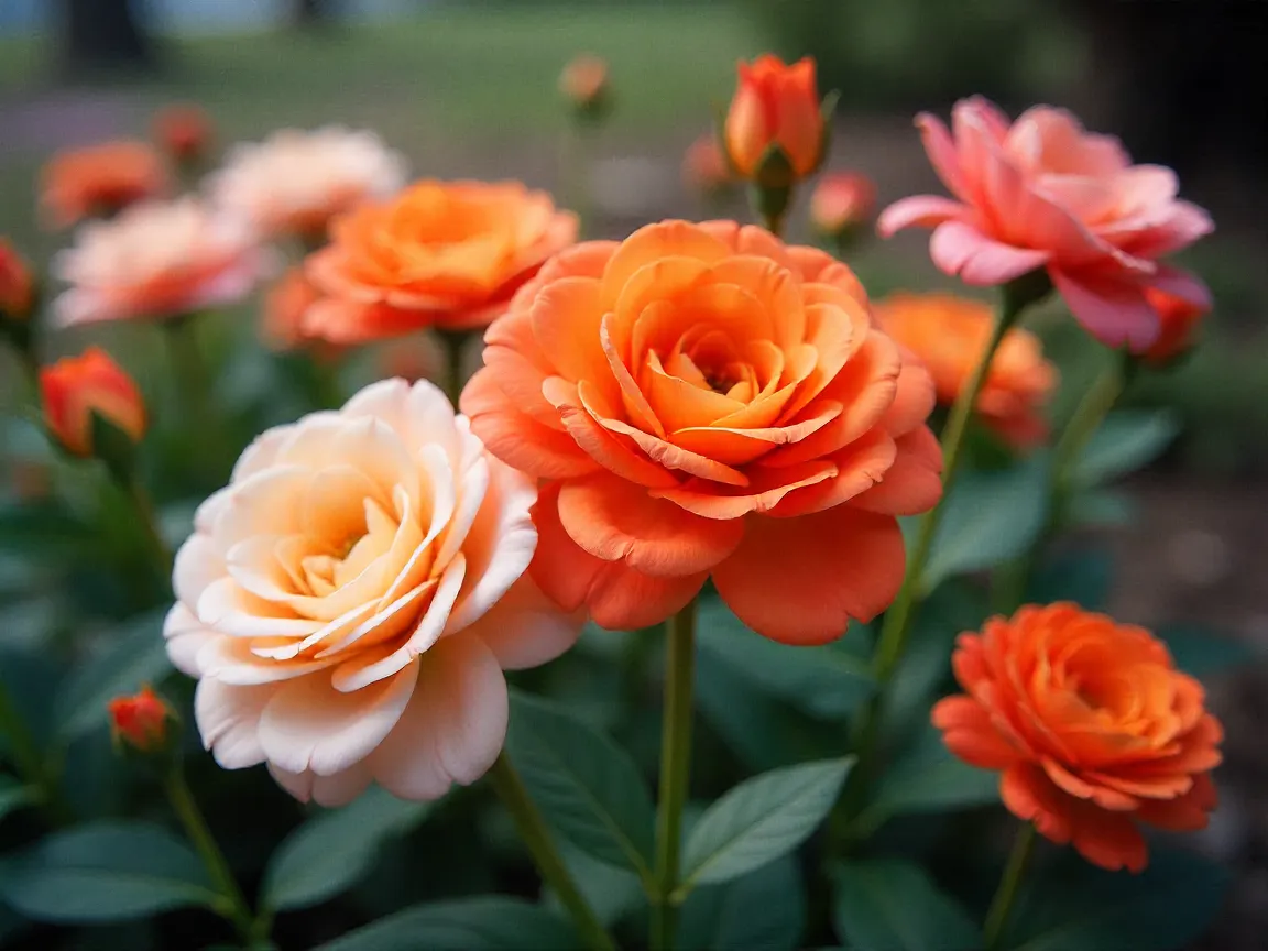 seasonal flower display
